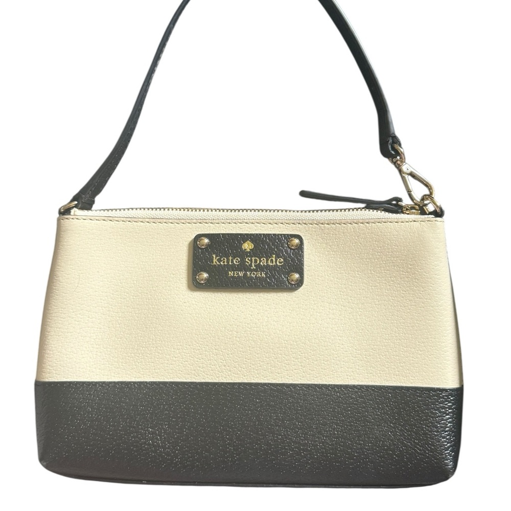 Kate Spade Black and Cream Shoulder Bag